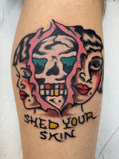 Traditional Tattoo Berlin - Tattoos by Mariano - traditional tattoo done as a walk-in in Berlin