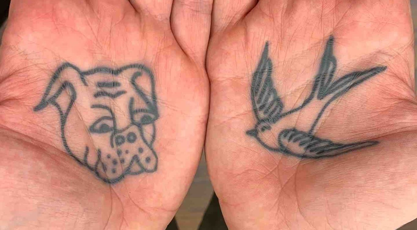 Traditional tattoo Berlin – Tattoos by Mariano – traditional tattoo designs healed as palm tattoos